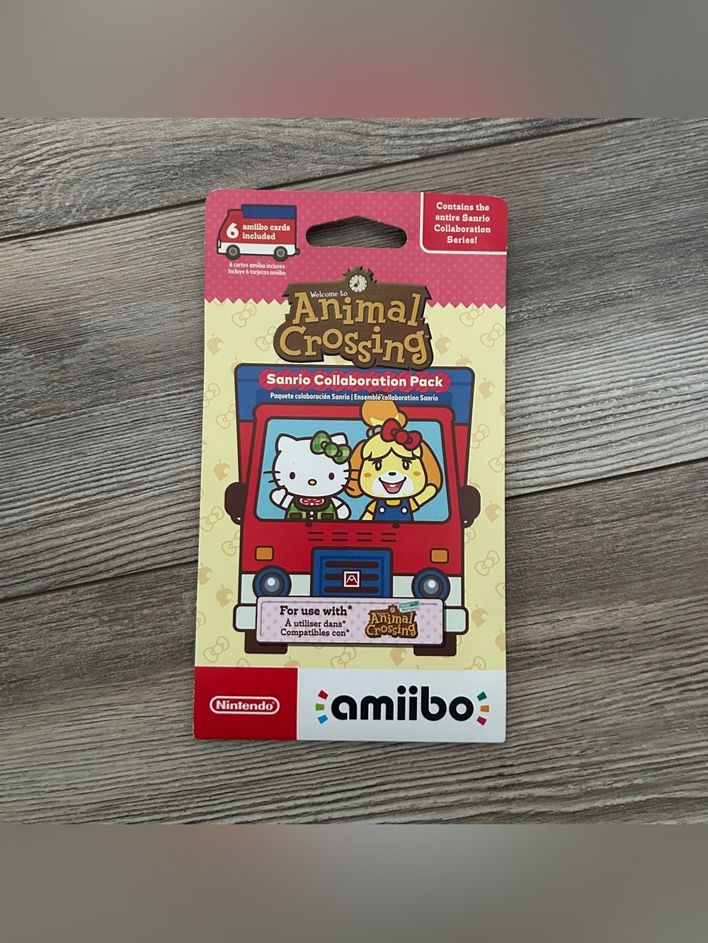Nintendo Switch Animal Crossing Sanrio Collab Amiibo Card Pack